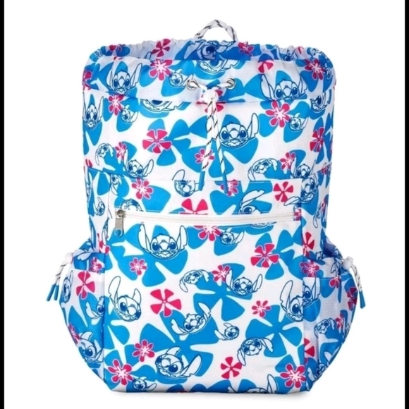 Disney Lilo & Stitch Floral Drawstring Lightweight Backpack main image 8